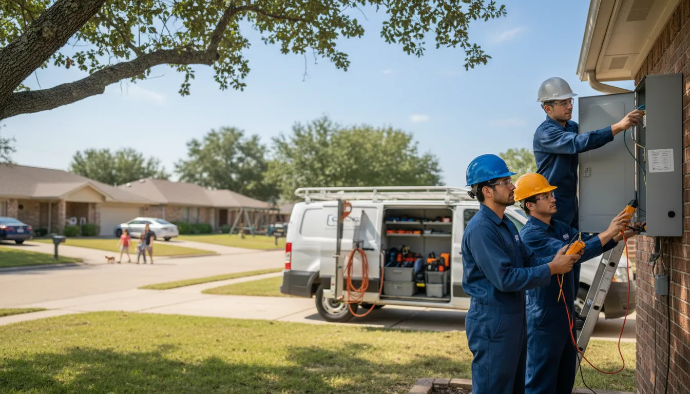 Certified electrician providing emergency electrical services in Barco, NC